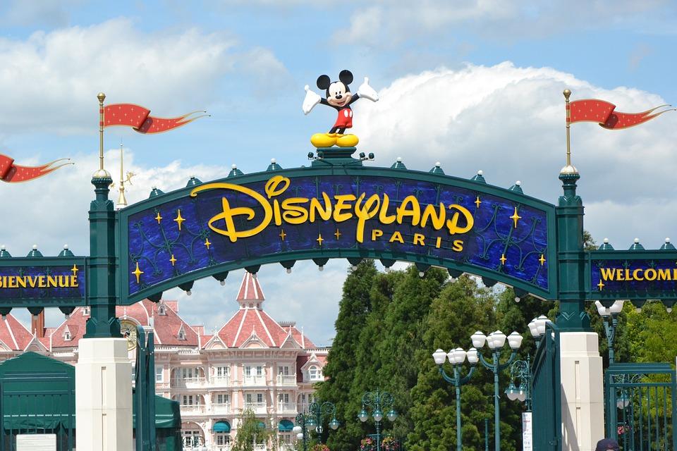 Entrance to Disneyland Paris.